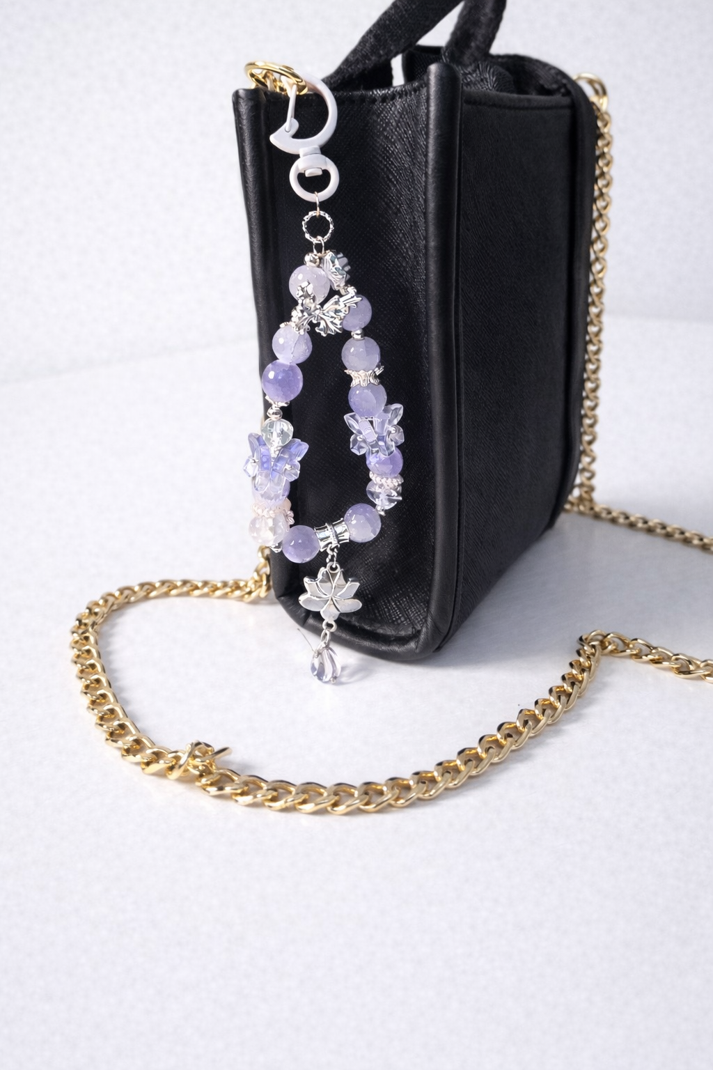 Lavender Bloom Keychain