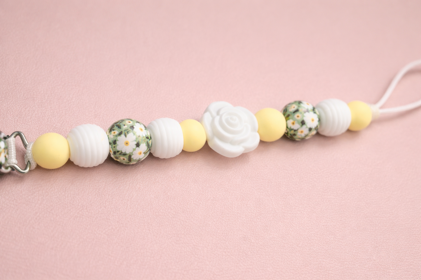 Daisy Pacifier Clip