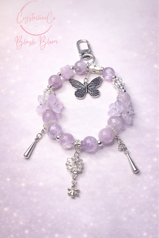 Blush Bloom Keychain