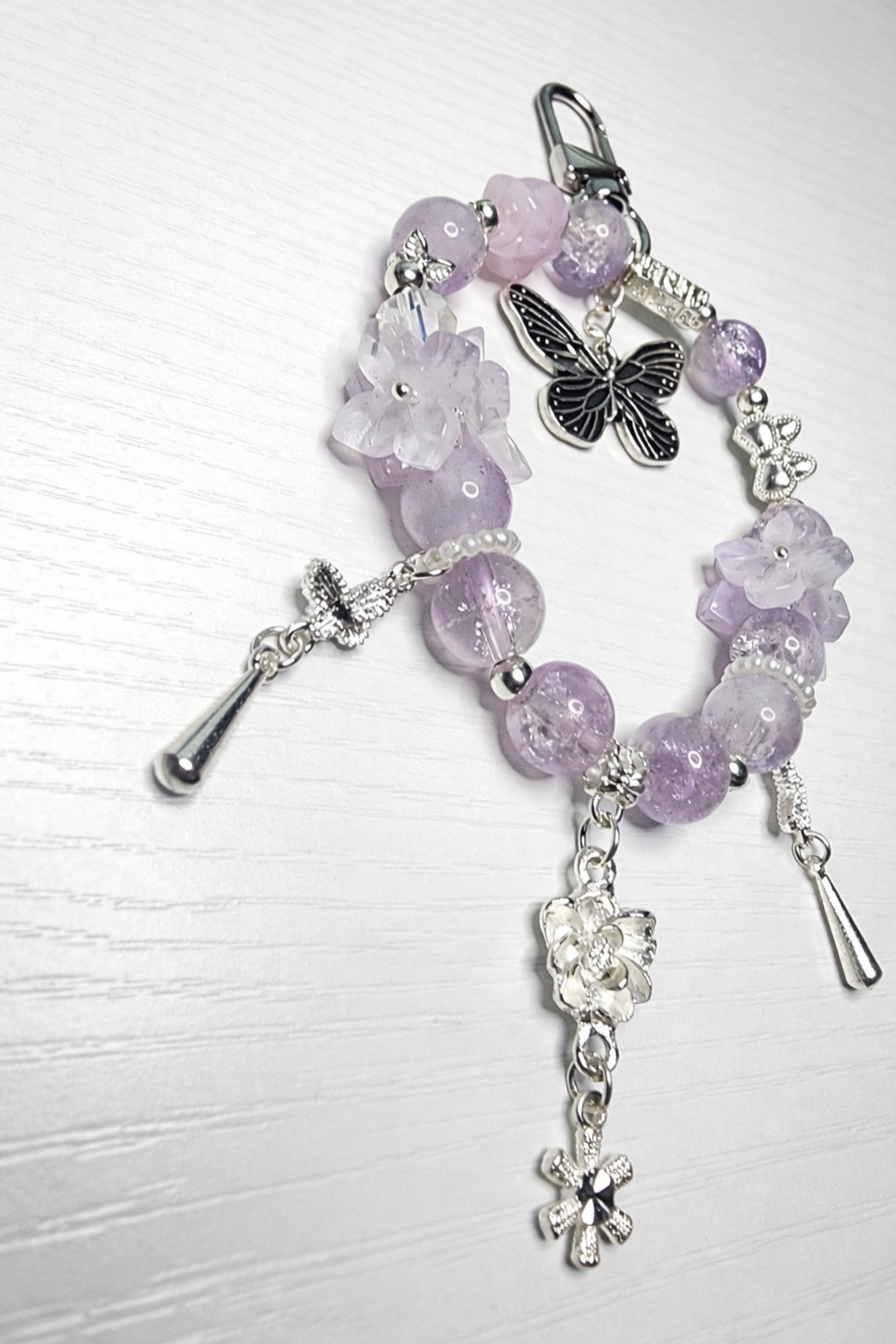 Blush Bloom Keychain