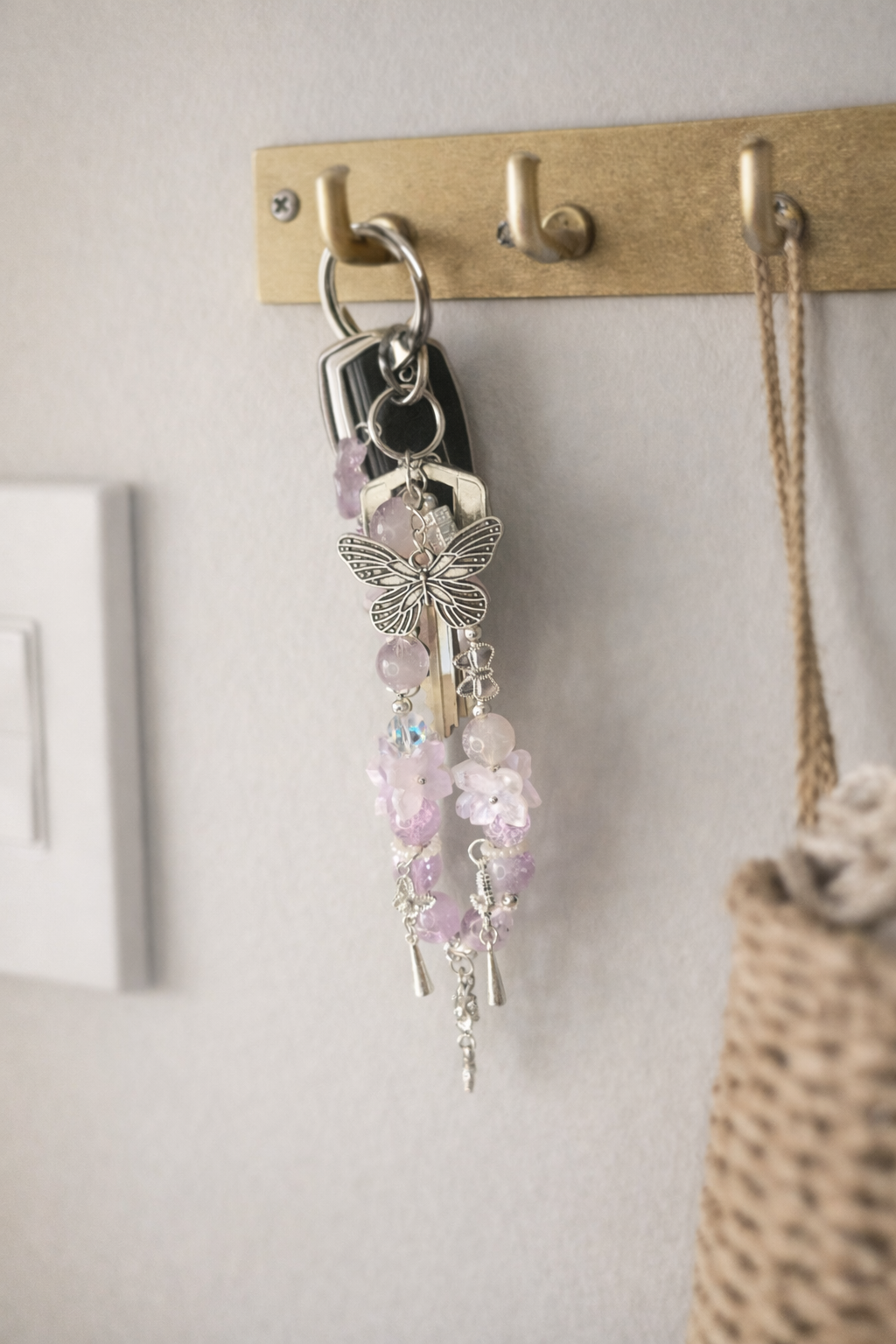 Blush Bloom Keychain