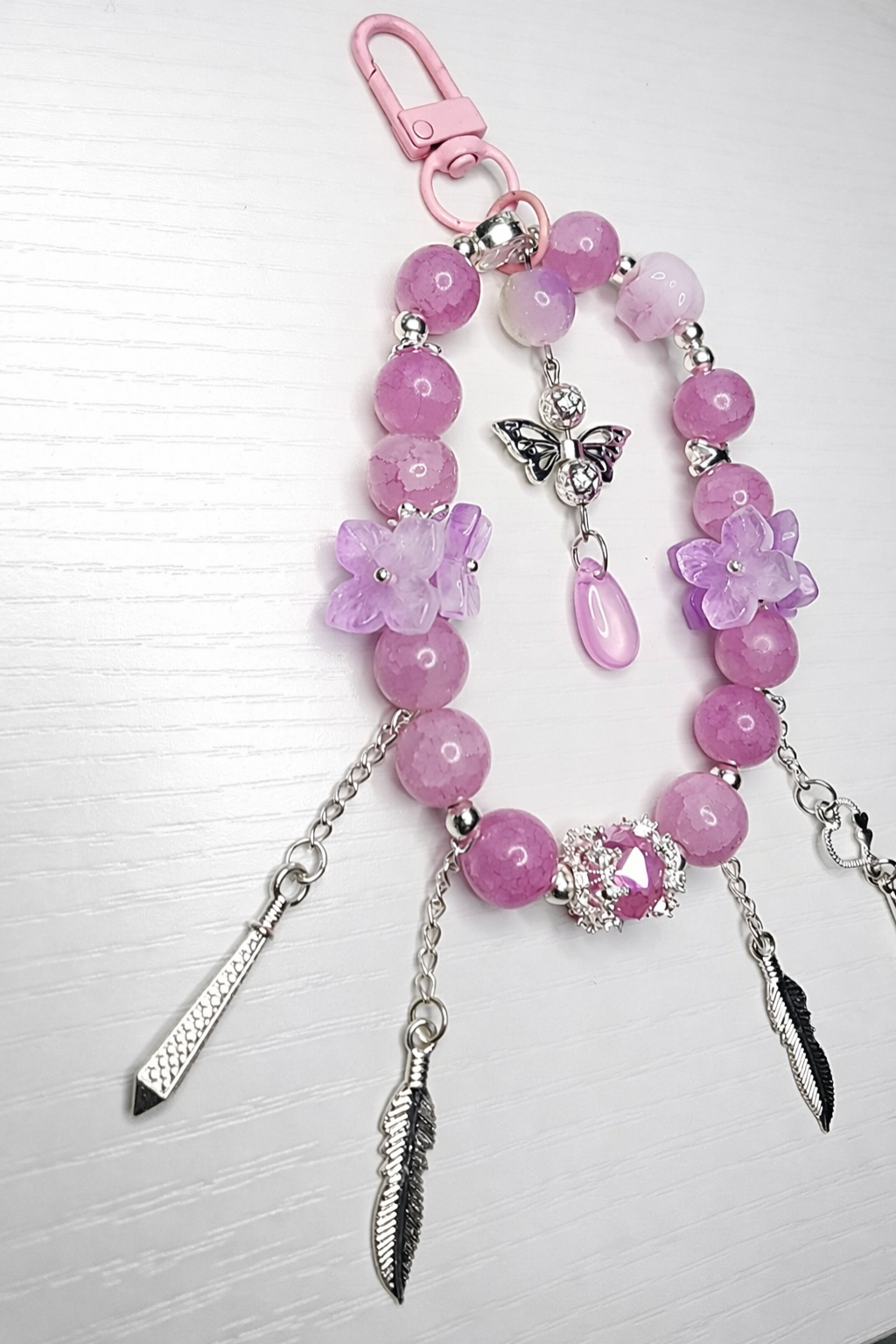 Rose Bloom Keychain