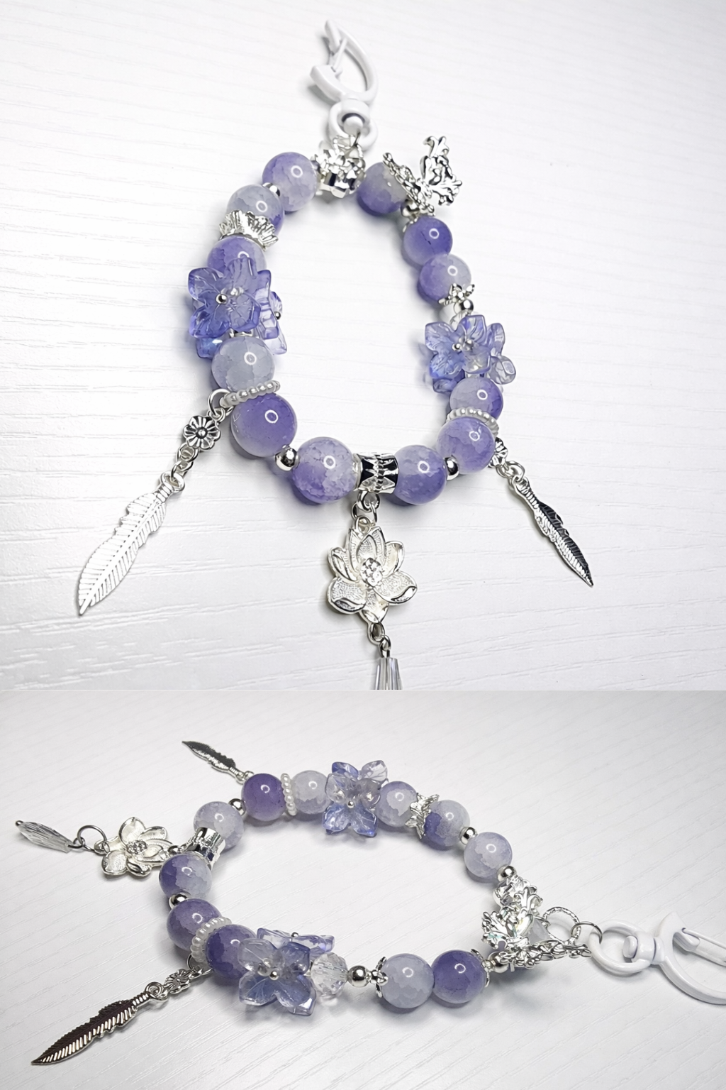 Lavender Bloom Keychain