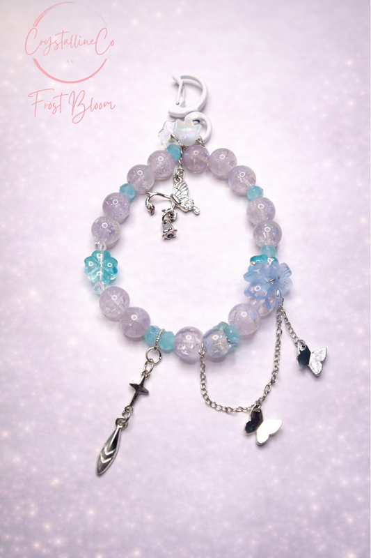 Frost Bloom Keychain