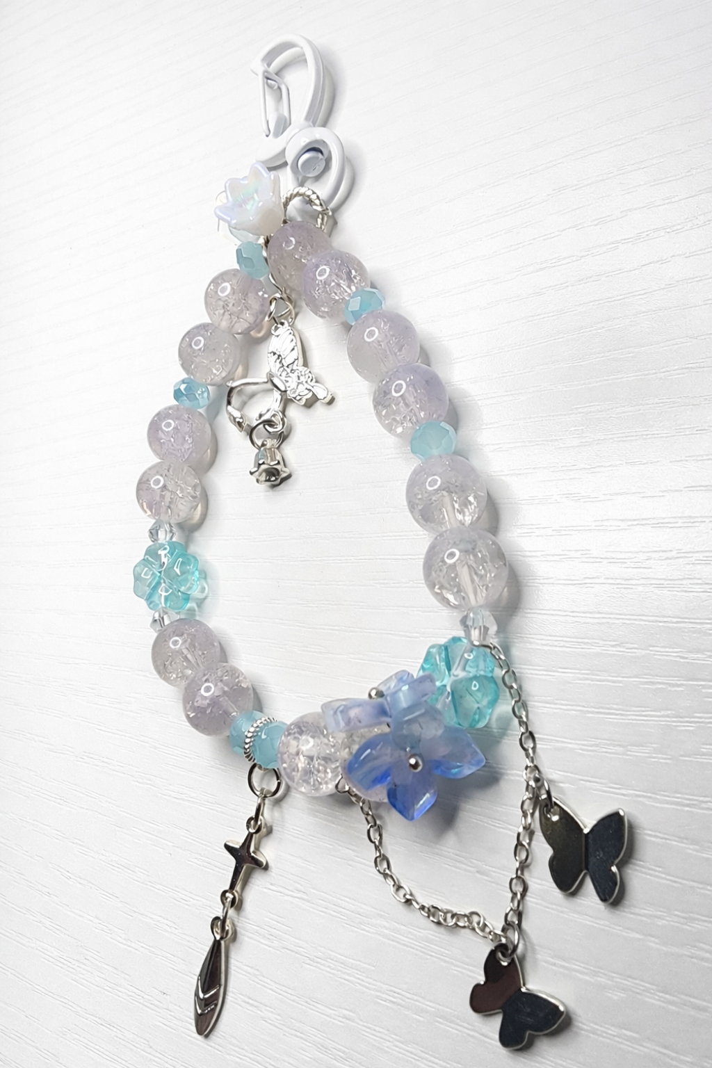 Frost Bloom Keychain