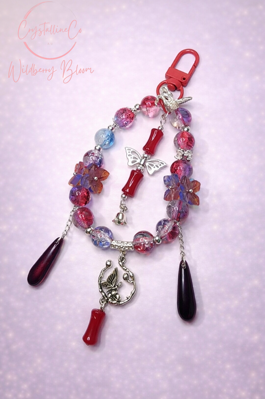 Wildberry Bloom Keychain