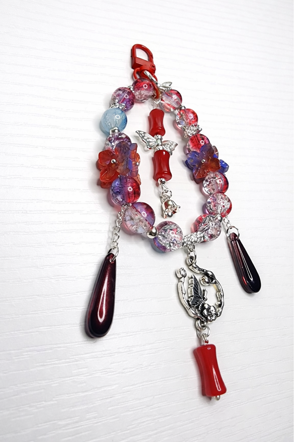 Wildberry Bloom Keychain