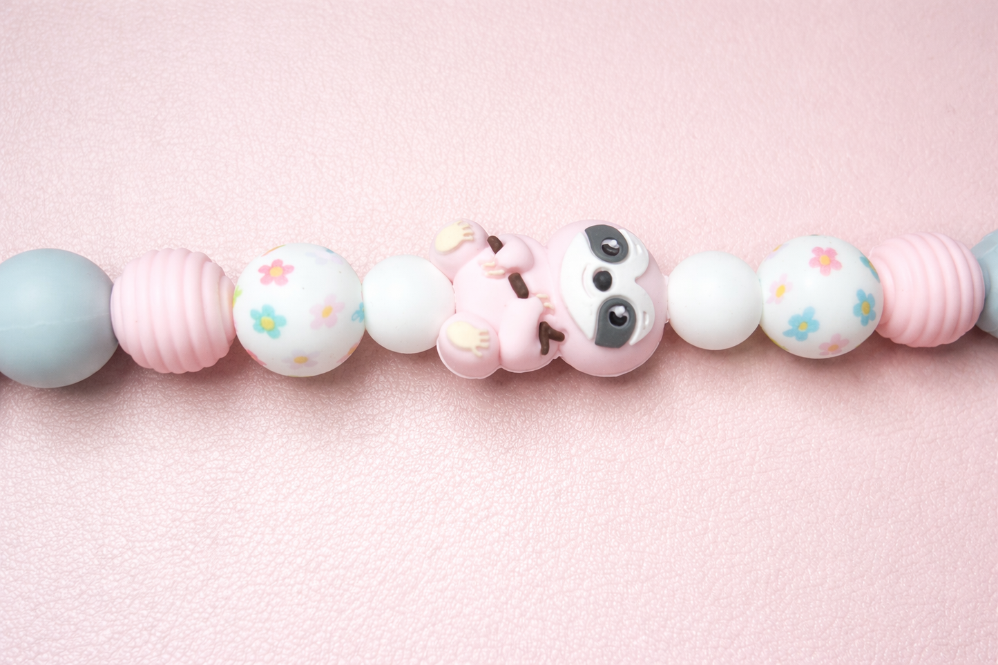 Lullaby Sloth Pacifier Clip & Sensory Ring