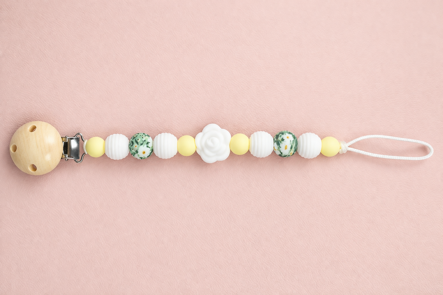 Daisy Pacifier Clip